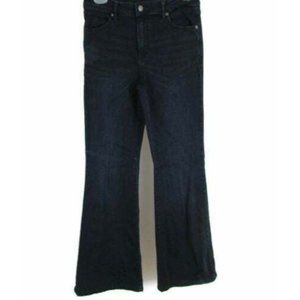 Abercrombie Fitch Women's Jeans Flare Dark Wash Size 6 Blue